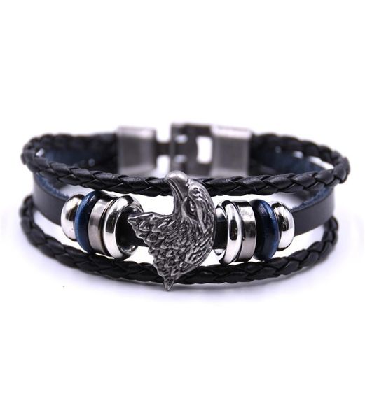 pretty multilayer bracelet men charm rock men jewelry casual braided leather bracelets4143091, Golden;silver
pretty multilayer bracelet men charm rock men jewelry casual braided leather bracelets4143091, Golden;silver