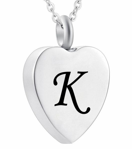 urn necklace cremation jewelry heart pendant 26 initial letter charms necklace keepsake jewelry2754913, Silver
urn necklace cremation jewelry heart pendant 26 initial letter charms necklace keepsake jewelry2754913, Silver