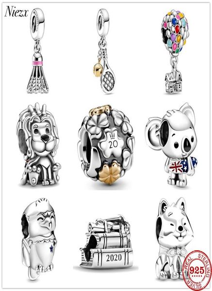 fit original charms bracelet 925 sterling silver lion koala eagle dog badminton charm bead diy jewelry making berloque2856310, Blue;slivery 
fit original charms bracelet 925 sterling silver lion koala eagle dog badminton charm bead diy jewelry making berloque2856310, Blue;slivery