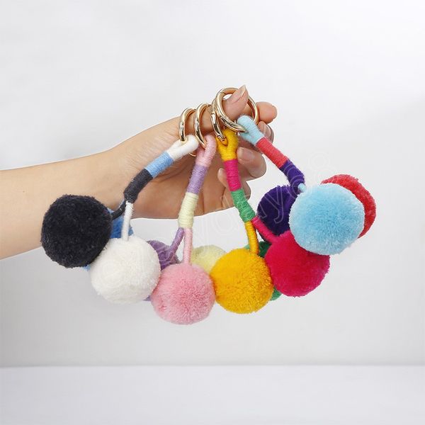 fashion boho keychains hand-woven plush pompom tassel ball pendant keyrings key holder accessories bag car key ornaments, Slivery;golden
fashion boho keychains hand-woven plush pompom tassel ball pendant keyrings key holder accessories bag car key ornaments, Slivery;golden