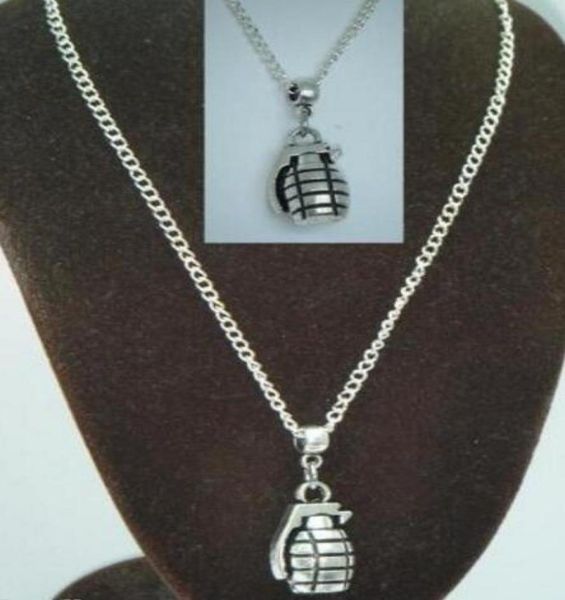 vintage silver hand grenade charms choker collar necklacespendants for women gift diy jewelry accessories souvenir new q9201565
vintage silver hand grenade charms choker collar necklacespendants for women gift diy jewelry accessories souvenir new q9201565