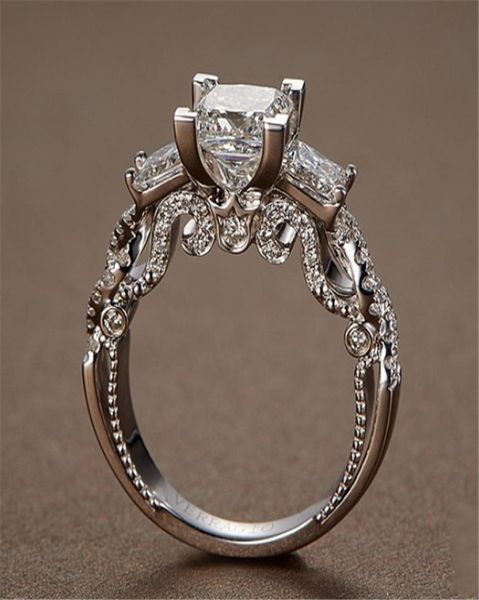vintage princess cut lab diamond ring 925 sterling silver engagement wedding band rings for women bridal fine party jewelry1182430, Slivery;golden
vintage princess cut lab diamond ring 925 sterling silver engagement wedding band rings for women bridal fine party jewelry1182430, Slivery;golden
