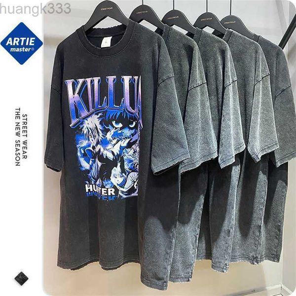 artie men's wear | high street cartoon wash fashion men's short sleeve heavy wash old men's t-shirt, White;black
artie men's wear | high street cartoon wash fashion men's short sleeve heavy wash old men's t-shirt, White;black
