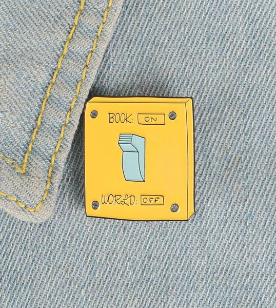 power switch enamel pin reading world brooches backpack clothes lapel pin badge cartoon fun jewelry gift for kids friends5619035, Gray
power switch enamel pin reading world brooches backpack clothes lapel pin badge cartoon fun jewelry gift for kids friends5619035, Gray