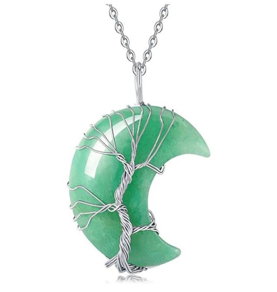 whole silver plated wire wrap crescent moon pendant many colors quartz stone necklace classic style jewelry1866530
whole silver plated wire wrap crescent moon pendant many colors quartz stone necklace classic style jewelry1866530