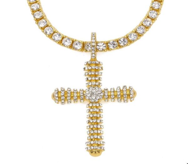 trendy bling iced out pendant mens rhinestone cross necklace gold plated hip hop crystal cuban chain necklaces pendants men hiph7289192, Silver
trendy bling iced out pendant mens rhinestone cross necklace gold plated hip hop crystal cuban chain necklaces pendants men hiph7289192, Silver