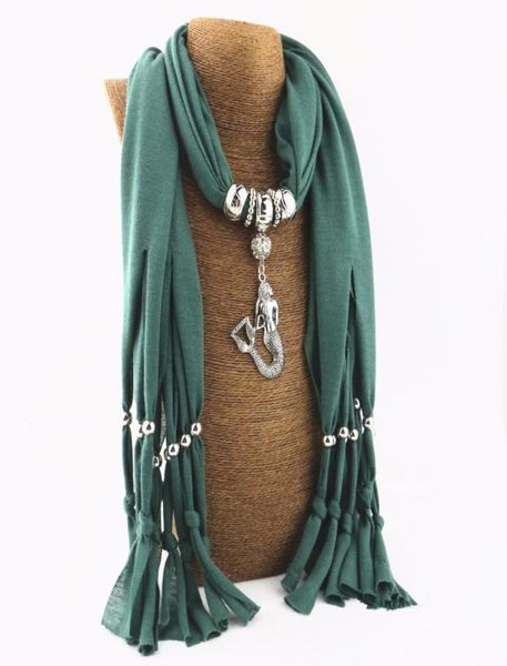 kmvexo 2017 new arrival charms bohemian vintage mermaid pendant necklaces scarf statement jewelry scarves necklace women bijoux1376406, Silver
kmvexo 2017 new arrival charms bohemian vintage mermaid pendant necklaces scarf statement jewelry scarves necklace women bijoux1376406, Silver