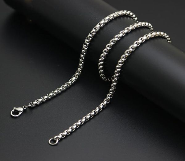 10pcs 25mm stainless steel box necklace chain for women men locket pendant8765116, Silver
10pcs 25mm stainless steel box necklace chain for women men locket pendant8765116, Silver
