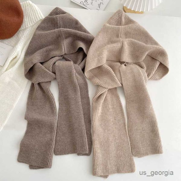 caps hat and scarf set knitted hooded shawl hat winter thicken keep warm scarf wool pullover hat accessories r230627, Blue;gray
caps hat and scarf set knitted hooded shawl hat winter thicken keep warm scarf wool pullover hat accessories r230627, Blue;gray