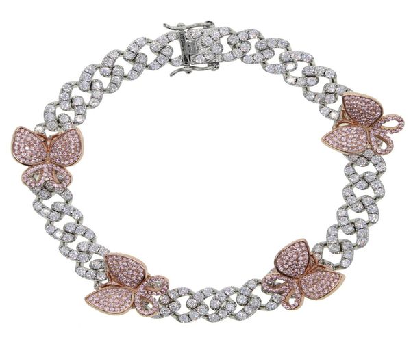 10mm miami cuban link chain rose pink butterfly charm iced out cz cuban women bracelet 17cm 19cm cx2007295458253, Black
10mm miami cuban link chain rose pink butterfly charm iced out cz cuban women bracelet 17cm 19cm cx2007295458253, Black