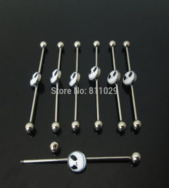 scaffold barbells charm 10pcs surgical stainless steel nightmare before christmas industrial barbell piercing 5780062, Slivery;golden
scaffold barbells charm 10pcs surgical stainless steel nightmare before christmas industrial barbell piercing 5780062, Slivery;golden