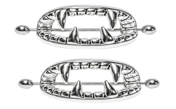 whole silver plated punk gothic stainless steel vampire teeth nipple ring women body piercing jewelry accessory2185198
whole silver plated punk gothic stainless steel vampire teeth nipple ring women body piercing jewelry accessory2185198