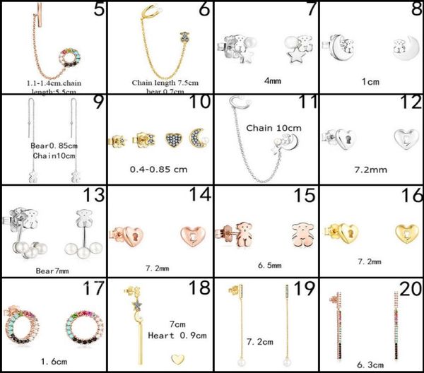 2020 100 925 sterling silver bear stud earrings classic pierced stud earrings jewelry manufacturers whole 32760810, Golden;silver
2020 100 925 sterling silver bear stud earrings classic pierced stud earrings jewelry manufacturers whole 32760810, Golden;silver