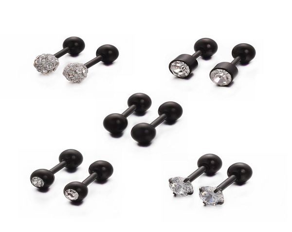 yoursfs 5 pairs zircon screw stud earrings fashion jewelry stainless steel woman christmas gift1438882, Golden;silver
yoursfs 5 pairs zircon screw stud earrings fashion jewelry stainless steel woman christmas gift1438882, Golden;silver