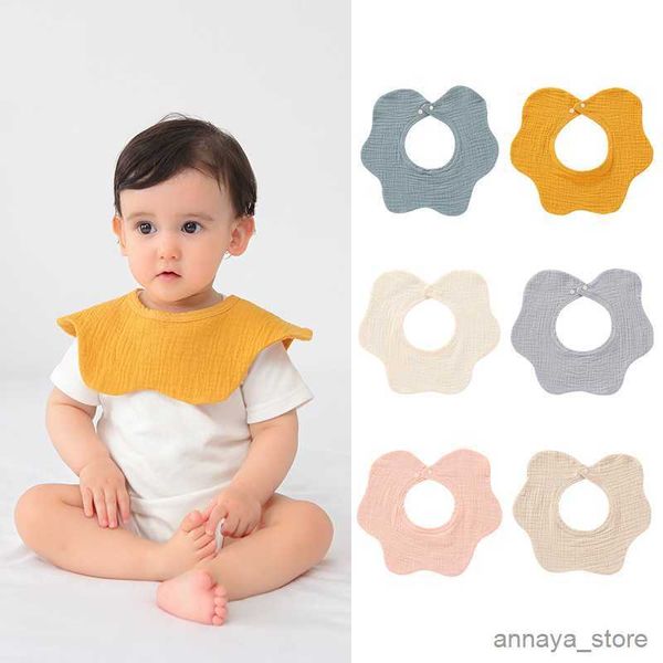 bibs cloths solid color cotton baby bibs 360 flower newborn bib baby girls boys cloth kids feeding saliva towel r230628
bibs cloths solid color cotton baby bibs 360 flower newborn bib baby girls boys cloth kids feeding saliva towel r230628