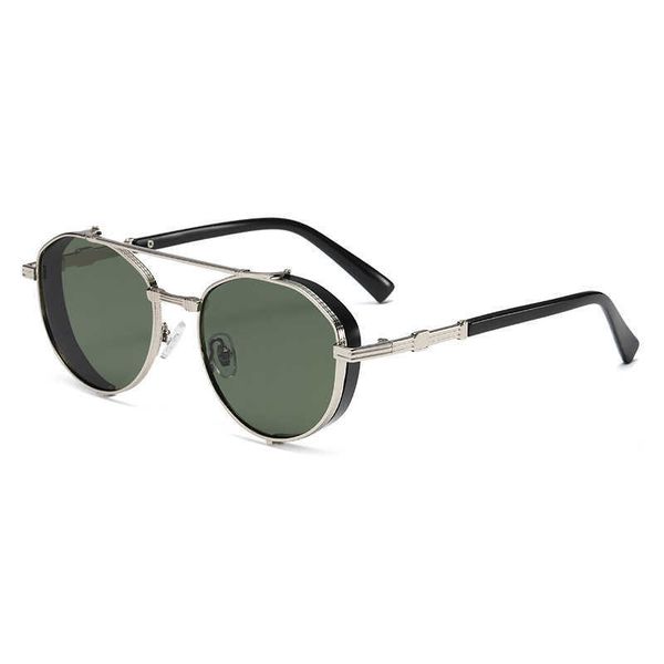 sunglasses steampunk double beam metal sunglasses sun protection for men and women, White;black
sunglasses steampunk double beam metal sunglasses sun protection for men and women, White;black