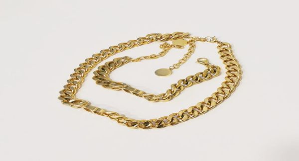 new luxury designer jewelry women necklaces gold thick chain necklace with d pendant stainless steel bracelet necklace set fashion9033465, Golden;silver
new luxury designer jewelry women necklaces gold thick chain necklace with d pendant stainless steel bracelet necklace set fashion9033465, Golden;silver