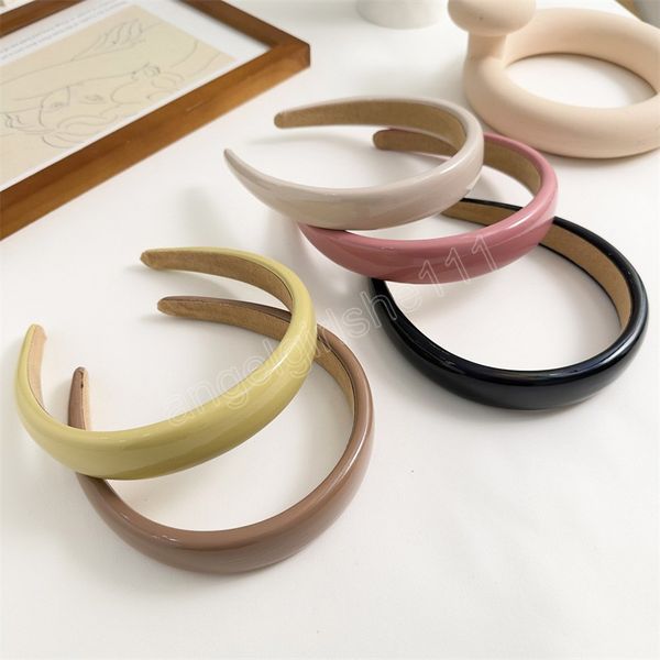 women pu leather thick sponge wide hairbands wide sponge padded simple hair hoop band bezel hair accessories, Slivery;white
women pu leather thick sponge wide hairbands wide sponge padded simple hair hoop band bezel hair accessories, Slivery;white