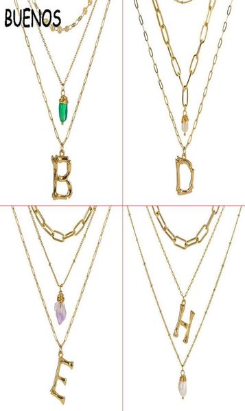 pendant necklaces buenos multilayer letter initial necklace women az fashion pearl zircon natural stone gold chain jewelry8842588, Silver
pendant necklaces buenos multilayer letter initial necklace women az fashion pearl zircon natural stone gold chain jewelry8842588, Silver