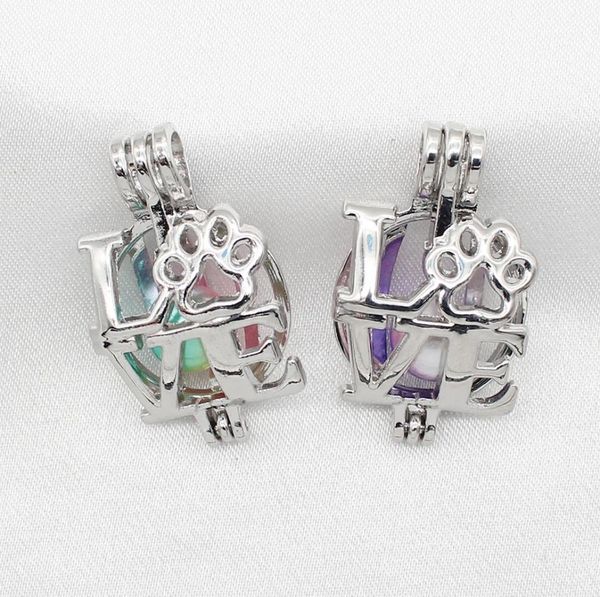 silver plated love dog paw oyster pearl cage pendant essential oil diffuser jewelry bead cage lockets necklace charms6590580
silver plated love dog paw oyster pearl cage pendant essential oil diffuser jewelry bead cage lockets necklace charms6590580