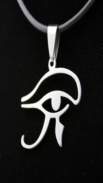 fashion men and women stainless steel egypt eye of horus pendant titanium jewelry choice bead necklace leather rope cross cha3860203, Silver
fashion men and women stainless steel egypt eye of horus pendant titanium jewelry choice bead necklace leather rope cross cha3860203, Silver