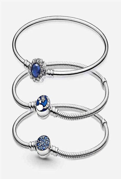 fine 925 sterling silver bracelet blue zircon clasp chain star moon fit original bead women birthday jewelry gift4799108, Black
fine 925 sterling silver bracelet blue zircon clasp chain star moon fit original bead women birthday jewelry gift4799108, Black