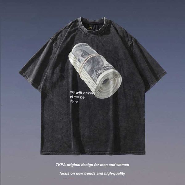 tkpa high street wash old graffiti short sleeve t-shirt male american street hip hop china-chic brand couple half sleeve, White;black
tkpa high street wash old graffiti short sleeve t-shirt male american street hip hop china-chic brand couple half sleeve, White;black