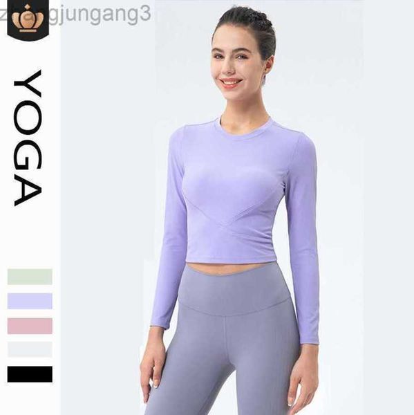 2023 designer t shirt alo yoga long sleeved ribbed yoga suit sweatshirt for women breathable round neck slimming fitness suit, White
2023 designer t shirt alo yoga long sleeved ribbed yoga suit sweatshirt for women breathable round neck slimming fitness suit, White