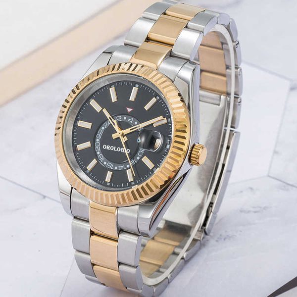 luxe montre mens automatic mechanical watches 42mm full swim wristwatches sapphire sky calendar orologio, Slivery;golden
luxe montre mens automatic mechanical watches 42mm full swim wristwatches sapphire sky calendar orologio, Slivery;golden