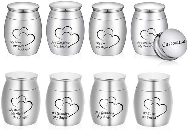 small keepsake urn for human ashesmini cremation urn small funeral jar stainless steel ashes cremation funeral jarmy dad my ange2859621, Silver
small keepsake urn for human ashesmini cremation urn small funeral jar stainless steel ashes cremation funeral jarmy dad my ange2859621, Silver