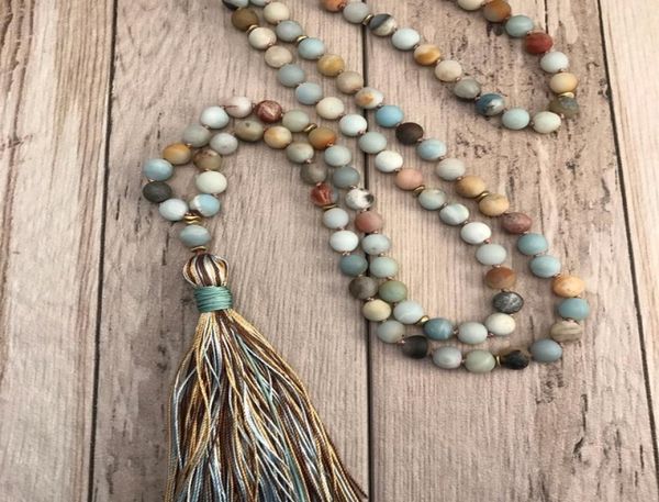 matte ite bead necklace 108 mala beads necklace hand knotted meditation jewelry long silk tassel yoga mala jewelry 2012114947926, Silver
matte ite bead necklace 108 mala beads necklace hand knotted meditation jewelry long silk tassel yoga mala jewelry 2012114947926, Silver