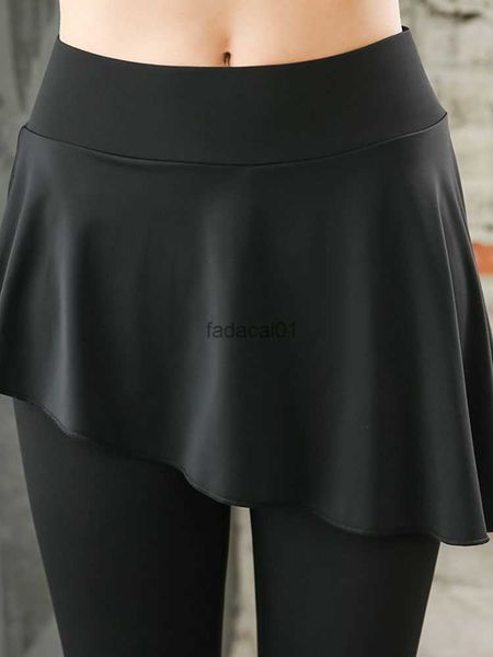 2023 elastic yoga pants women with skirt fitness leggings workout sports running leggings girls gym wear slim pants, Black
2023 elastic yoga pants women with skirt fitness leggings workout sports running leggings girls gym wear slim pants, Black