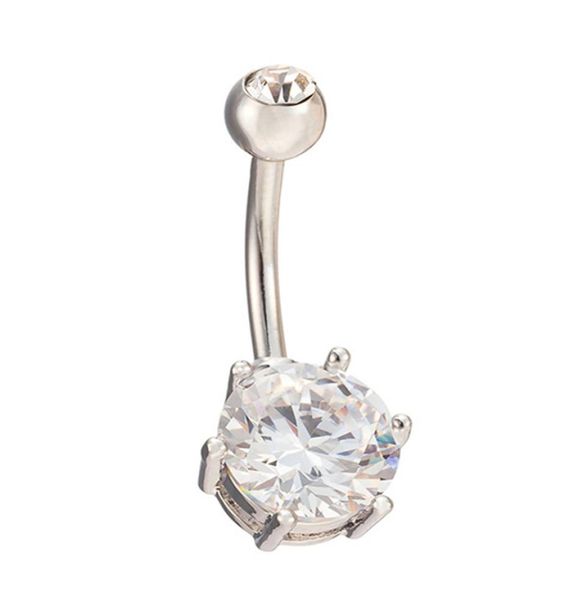 new prong setting round cut cubic zirconia copper navel ring bar belly button ring barbell body piercing3712899, Silver
new prong setting round cut cubic zirconia copper navel ring bar belly button ring barbell body piercing3712899, Silver