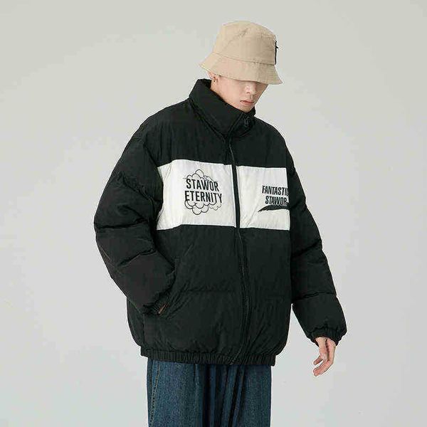 winter new lifenwenna men's parka fashion patchwork stand collar jacket men casual warm thicken coat male loose outwear m-5xl t220802, Black
winter new lifenwenna men's parka fashion patchwork stand collar jacket men casual warm thicken coat male loose outwear m-5xl t220802, Black