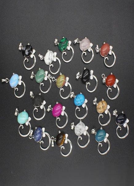 12pcs natural stone cute sweet cat pendant necklace chakra cure quartz crystal hello cats jewelry birthday gifts for hermumwife2994644, Silver
12pcs natural stone cute sweet cat pendant necklace chakra cure quartz crystal hello cats jewelry birthday gifts for hermumwife2994644, Silver