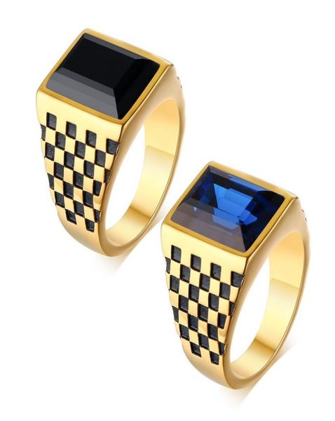 mens large square blue black stone ring stainless steel signet ring with checkerboard design male aneis masculinos anillos5969621, Slivery;golden
mens large square blue black stone ring stainless steel signet ring with checkerboard design male aneis masculinos anillos5969621, Slivery;golden