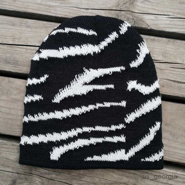 caps visual luxury winter hat zebra pattern knitted hats for women fashion warm beanie ladies casual cover head caps r230627, Blue;gray
caps visual luxury winter hat zebra pattern knitted hats for women fashion warm beanie ladies casual cover head caps r230627, Blue;gray