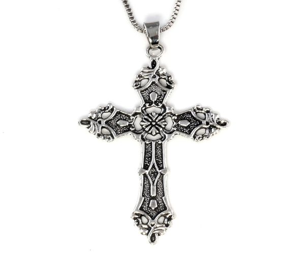 20pcs vintage cross pendant necklace men women long chain gothic jewelry accessories8742425, Silver
20pcs vintage cross pendant necklace men women long chain gothic jewelry accessories8742425, Silver