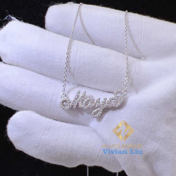customize letter pendant necklace set sterling silver vvs moissanite custom pendant
customize letter pendant necklace set sterling silver vvs moissanite custom pendant