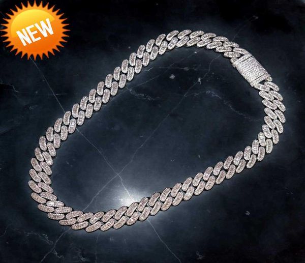 15mm prong baguette cuban chain 14k white gold plated real iced diamonds necklace cubic zirconia jewelry 1420inch length8633161, Silver
15mm prong baguette cuban chain 14k white gold plated real iced diamonds necklace cubic zirconia jewelry 1420inch length8633161, Silver