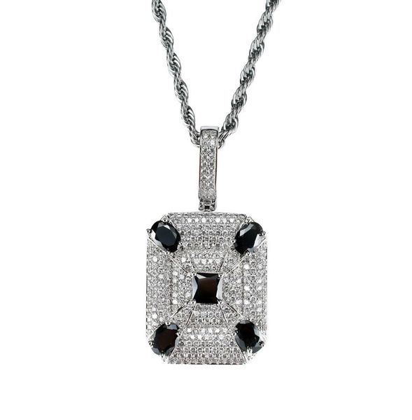 fashion black gemstone pendant necklaces for men western square diamonds luxury necklace real gold plated copper zircons cuban ch8155589, Silver
fashion black gemstone pendant necklaces for men western square diamonds luxury necklace real gold plated copper zircons cuban ch8155589, Silver