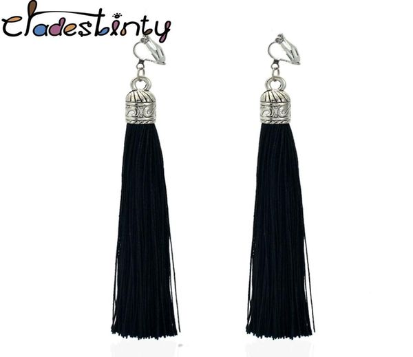 tassel clips earrings bohemia ethnic fringe long earring no hole indian jewelry non pierced ear clip cuff earings8009907, Silver
tassel clips earrings bohemia ethnic fringe long earring no hole indian jewelry non pierced ear clip cuff earings8009907, Silver