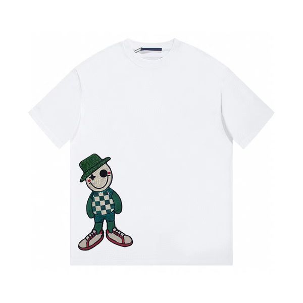 23ss new woman men's t-shirts high end classic clown doll embroidery tee catwalk summer limited beach breathable street fashion casual, White;black
23ss new woman men's t-shirts high end classic clown doll embroidery tee catwalk summer limited beach breathable street fashion casual, White;black