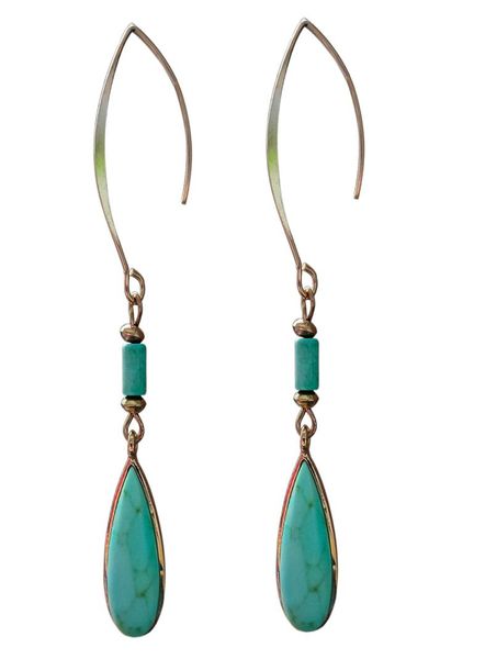 fashion gold color water drop natural stone white green turquoise dangle earrings jewelry for women6743268, Silver
fashion gold color water drop natural stone white green turquoise dangle earrings jewelry for women6743268, Silver