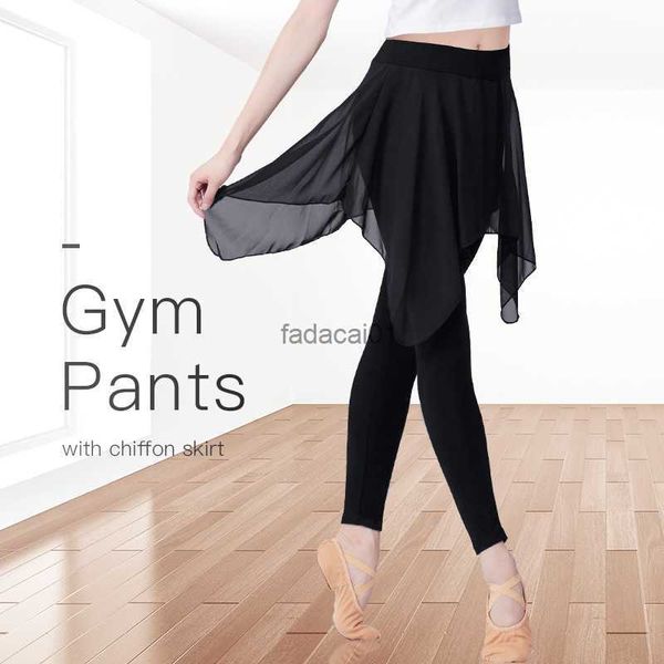 women pants training sport yoga pants leggings female dance trousers girls sweat pants with chiffon skirt l230621, Black
women pants training sport yoga pants leggings female dance trousers girls sweat pants with chiffon skirt l230621, Black