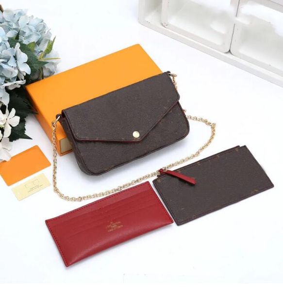 designer shoulder bag felicie pochette women chain wallet leather handbag brown flower messenger bag card holder lady small bags luxury purs
designer shoulder bag felicie pochette women chain wallet leather handbag brown flower messenger bag card holder lady small bags luxury purs