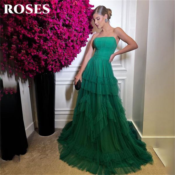 urban dresses roses a line green evening charming net prom dress tiered strapless party vestidos de noche 230627, White;black
urban dresses roses a line green evening charming net prom dress tiered strapless party vestidos de noche 230627, White;black