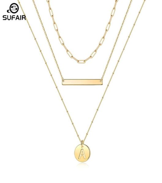 chains sufair layered disc initial charm necklace for women 14k gold filled paperclip chain bar letter pendant jewelry8007906, Silver
chains sufair layered disc initial charm necklace for women 14k gold filled paperclip chain bar letter pendant jewelry8007906, Silver