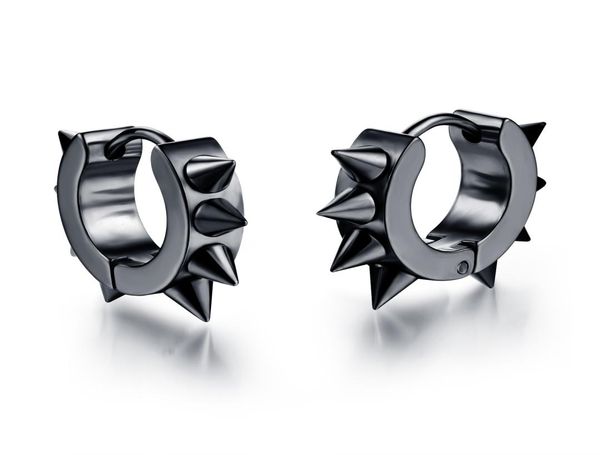 men women spikes studded 316l stainless steel punk spiky round huggie hoop earrings 1pair7992088, Golden;silver
men women spikes studded 316l stainless steel punk spiky round huggie hoop earrings 1pair7992088, Golden;silver