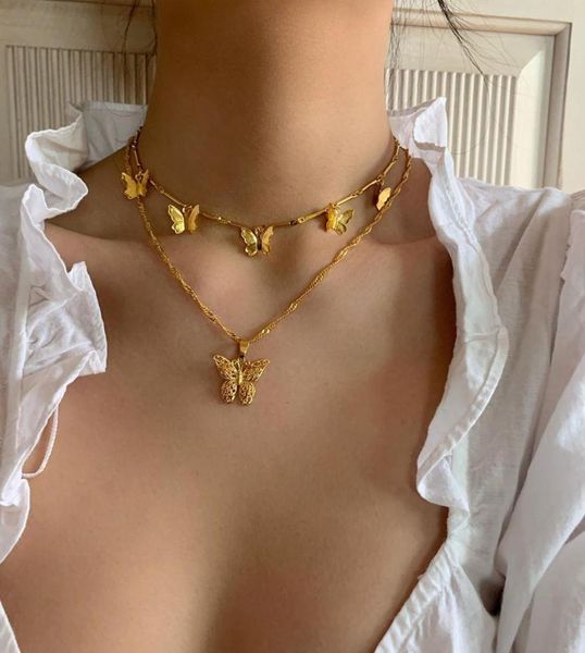 new animal hollow butterfly necklace personality pendant with rope chain gold plated women hip hop rock jewelry7673948, Silver
new animal hollow butterfly necklace personality pendant with rope chain gold plated women hip hop rock jewelry7673948, Silver